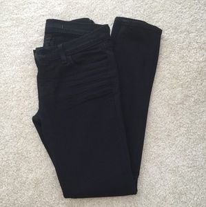 J Brand skinny leg black jeans